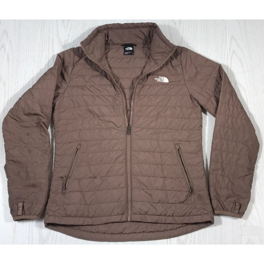 The North Face Women's Quilted Puffer Jacket in Brown